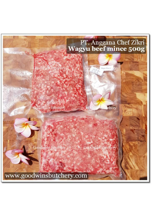 Australia BEEF MINCE WAGYU daging sapi giling frozen chef Zikri 500g